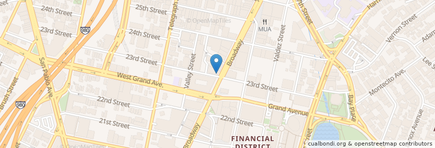 Mapa de ubicacion de dosa By DOSA en Amerika Birleşik Devletleri, Kaliforniya, Alameda İlçesi, Oakland.