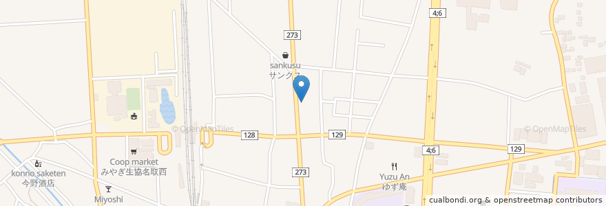Mapa de ubicacion de 居酒屋 海千山千 en Japan, Präfektur Miyagi, 名取市.