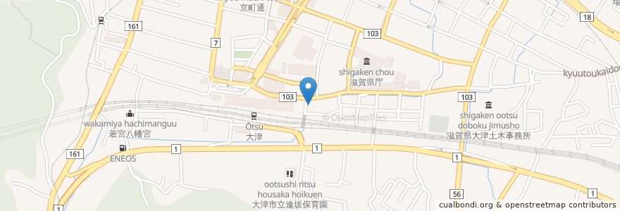 Mapa de ubicacion de これや en Япония, Сига, 大津市.