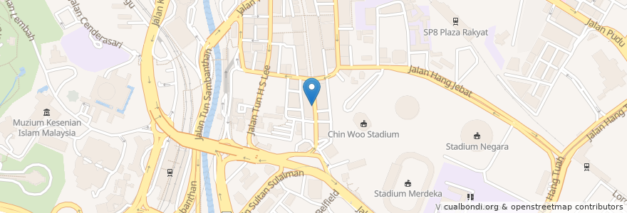 Mapa de ubicacion de Bubble Bee Cafe en Malásia, Selangor, Kuala Lumpur.