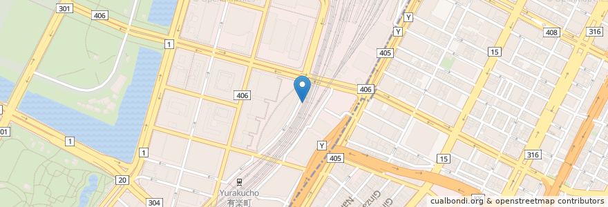Mapa de ubicacion de La Cenro en 日本, 東京都, 千代田区.