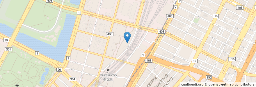 Mapa de ubicacion de 東天紅 en 日本, 東京都, 千代田区.
