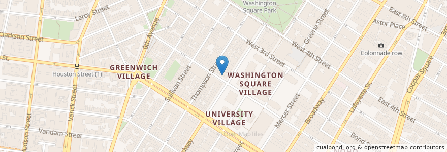 Mapa de ubicacion de Peculier Pub en United States, New York, New York, New York County, Manhattan, Manhattan Community Board 2.