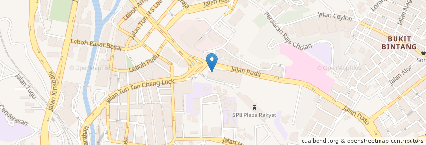 Mapa de ubicacion de Schließfächer en Malaysia, Selangor, Kuala Lumpur.