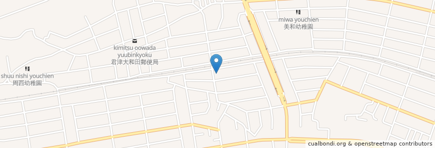 Mapa de ubicacion de セントケアホーム君津 en Япония, Тиба, 君津市.