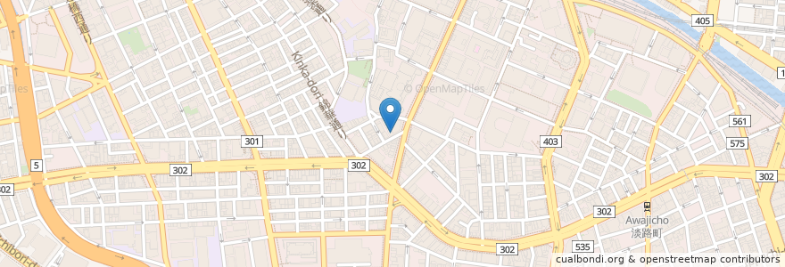 Mapa de ubicacion de 麺屋こころ en Japón, Tokio, Chiyoda.