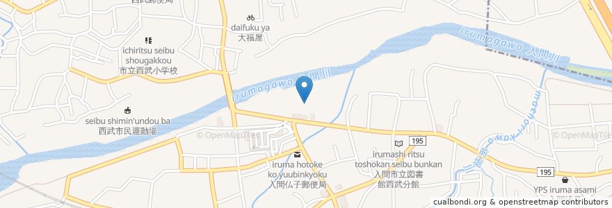 Mapa de ubicacion de サロン棟 en Japon, Préfecture De Saitama, 入間市.