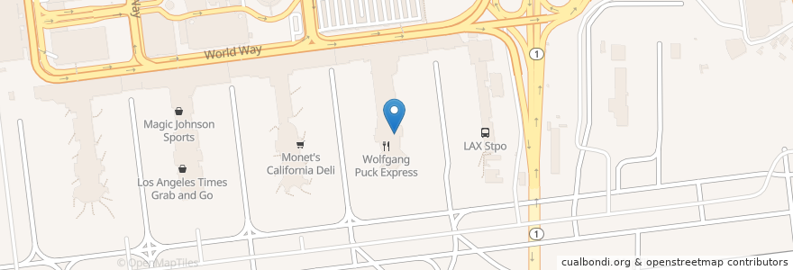 Mapa de ubicacion de The Counter en アメリカ合衆国, カリフォルニア州, Los Angeles County, ロサンゼルス.