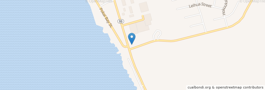 Mapa de ubicacion de Pizza Hut en 美利坚合众国/美利堅合眾國, United States Of America (Middle Hawai'ian Islands Territorial Waters), 夏威夷州, 檀香山市县.