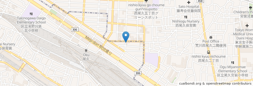 Mapa de ubicacion de 竹内クリニック en Япония, Токио.