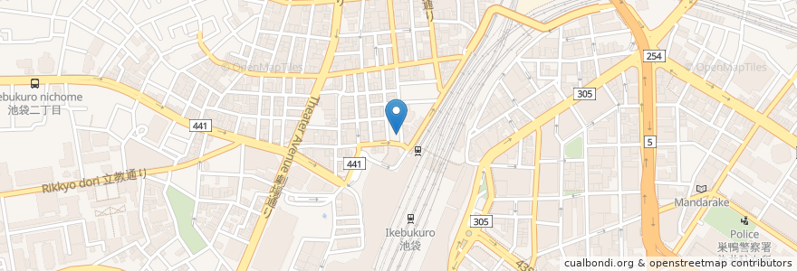 Mapa de ubicacion de Japan globale exchange en 일본, 도쿄도, 豊島区.
