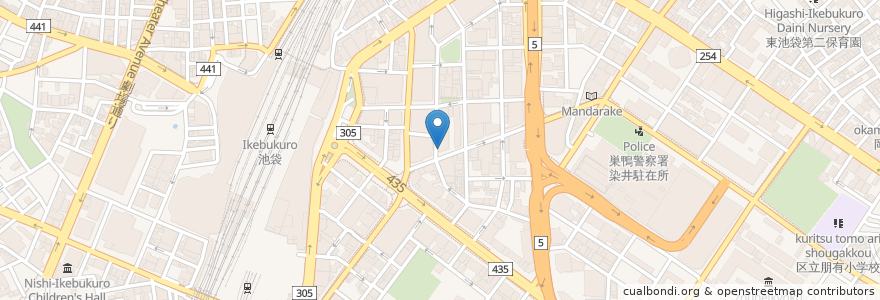 Mapa de ubicacion de Adores Exchange en Japón, Tokio, Toshima.