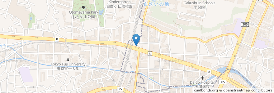 Mapa de ubicacion de Shanti en اليابان, 東京都, 新宿区.