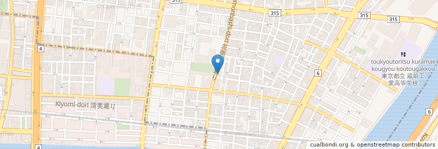 Mapa de ubicacion de 台東区浅草橋地区センター en Japan, 東京都, 台東区.