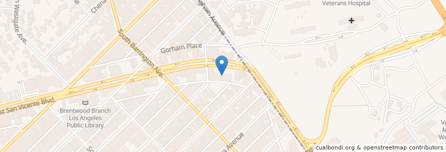 Mapa de ubicacion de SUGARFISH by Sushi Nozawa en 미국, 캘리포니아주, Los Angeles County, 로스앤젤레스.