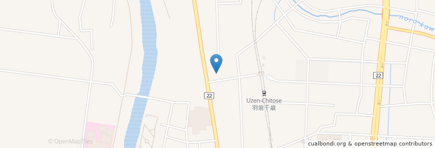 Mapa de ubicacion de たな江そば屋 en Japan, Yamagata Prefecture, Yamagata.