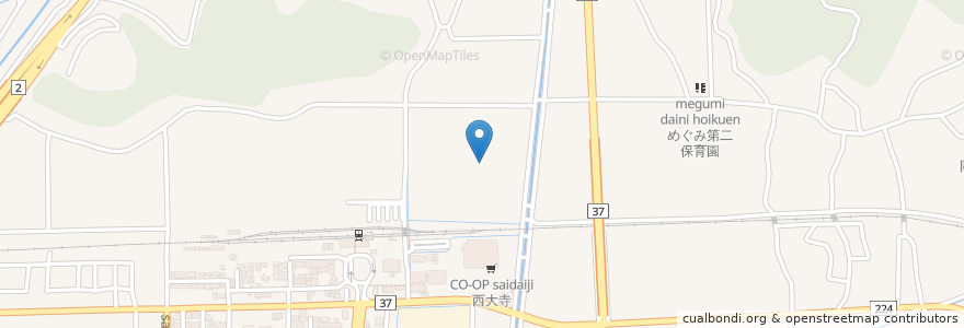 Mapa de ubicacion de せとうちの郷 en 日本, 岡山県, 岡山市, 東区.