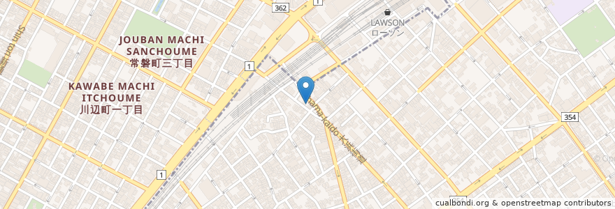 Mapa de ubicacion de リブレコインパーキング馬渕第2 en 日本, 静岡県, 静岡市, 葵区.