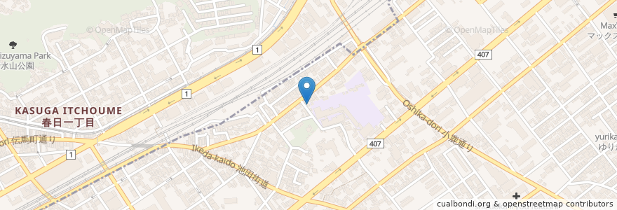 Mapa de ubicacion de 小児科まつや医院 en Japonya, 静岡県, 静岡市, 駿河区.