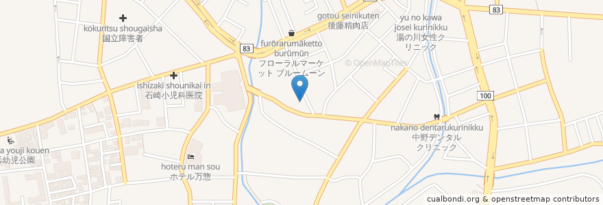Mapa de ubicacion de 家族風呂;湯の川パレス en اليابان, محافظة هوكايدو, 渡島総合振興局, 函館市.
