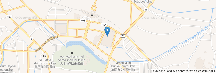Mapa de ubicacion de マクドナルド en Япония, Киото, Камеока.
