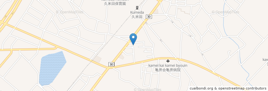 Mapa de ubicacion de 中道クリニック en Giappone, Prefettura Di Osaka, 岸和田市.