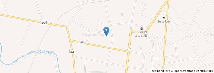Mapa de ubicacion de 野辺地カトリック幼稚園 en Japonya, 青森県, 上北郡, 野辺地町.