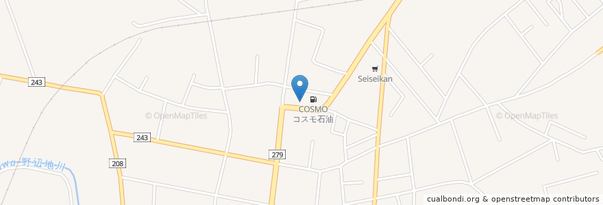 Mapa de ubicacion de ほっかほっか亭 en Giappone, Prefettura Di Aomori, 上北郡, 野辺地町.