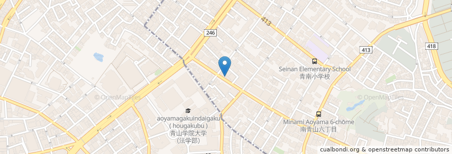 Mapa de ubicacion de Granny Smith en ژاپن, 東京都, 渋谷区.