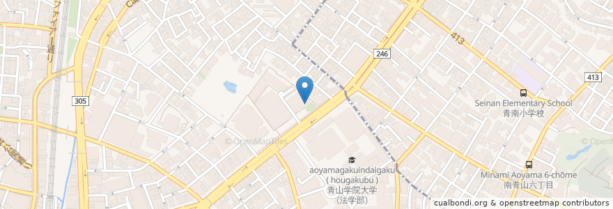Mapa de ubicacion de Island Vintage en Jepun, 東京都, 渋谷区.