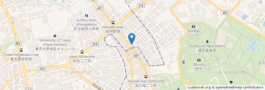 Mapa de ubicacion de TOKYO-YA en 일본, 도쿄도.