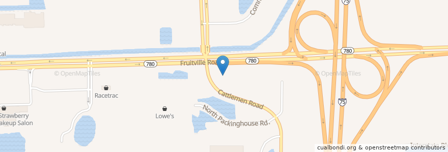 Mapa de ubicacion de Bob Evans en United States, Florida, Sarasota County.