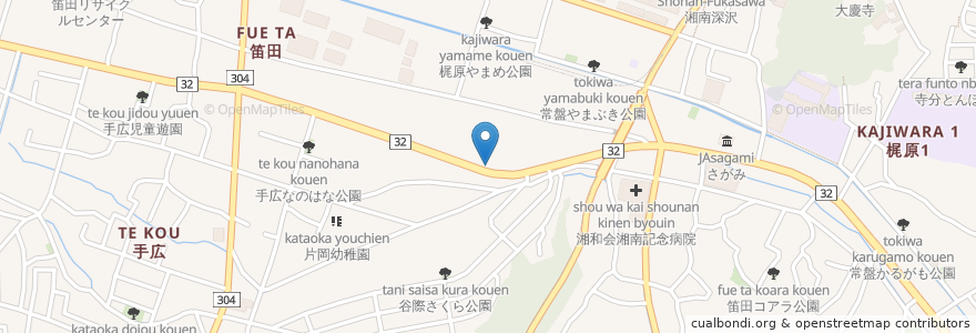 Mapa de ubicacion de ENEOS ＬＰガス en Japonya, 神奈川県, 鎌倉市.