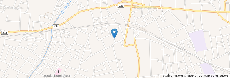 Mapa de ubicacion de 水谷内科呼吸器科クリニック en ژاپن, 東京都, 練馬区.