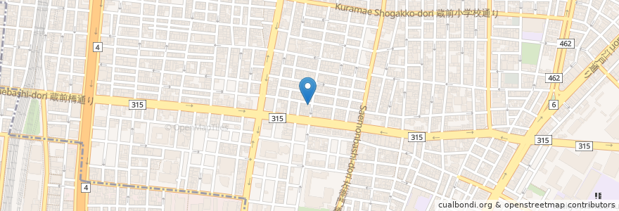Mapa de ubicacion de 川又歯科医院 en Jepun, 東京都, 台東区.
