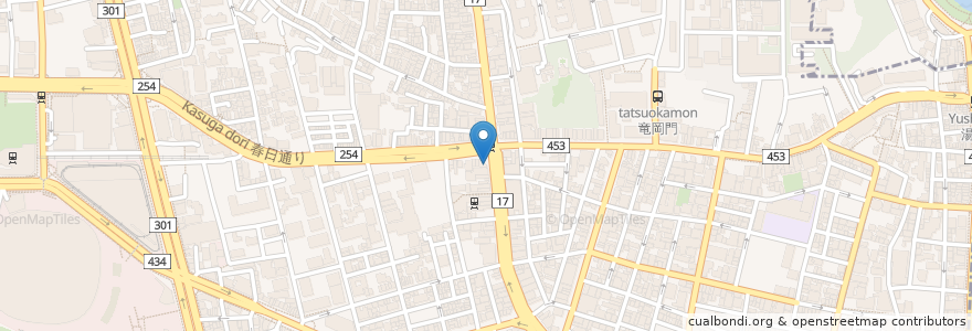 Mapa de ubicacion de いちはし歯科医院 en Japon, Tokyo, 文京区.