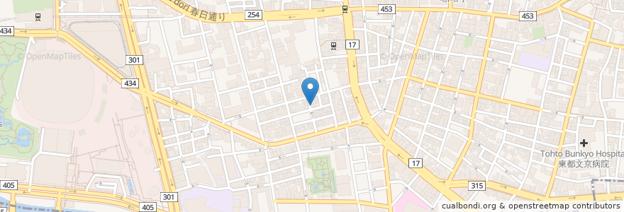 Mapa de ubicacion de Times en اليابان, 東京都, 文京区.