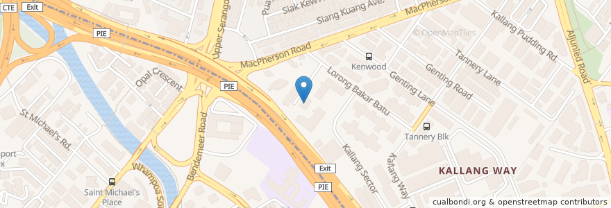 Mapa de ubicacion de Food Loft @10 en Singapura.