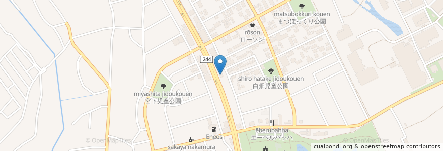 Mapa de ubicacion de 中華 ヤマト en 日本, 茨城県, つくば市.