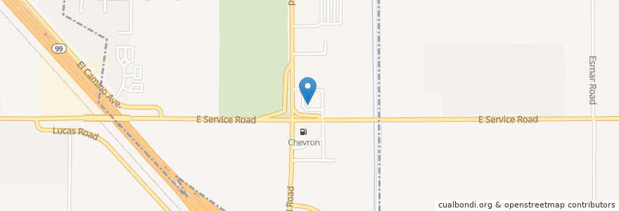 Mapa de ubicacion de Arco en United States, California, Stanislaus County, Ceres.