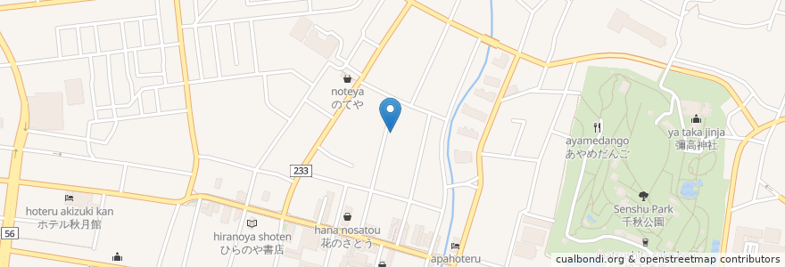 Mapa de ubicacion de 相沢整形外科医院 en Japão, 秋田県, 秋田市.