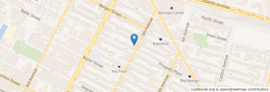 Mapa de ubicacion de Nacho Macho en Amerika Syarikat, New York, New York, Brooklyn.