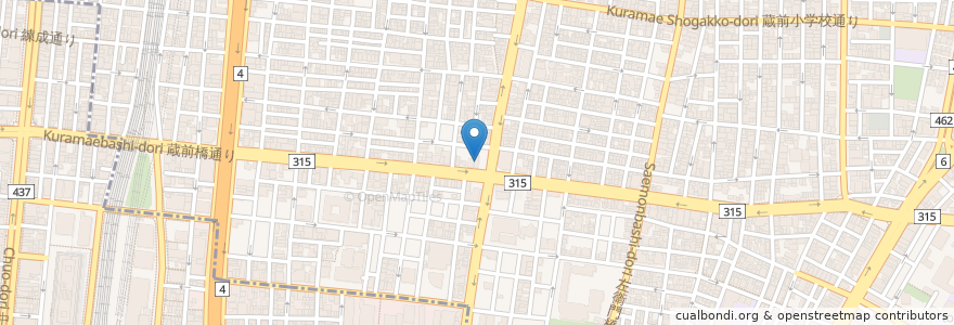 Mapa de ubicacion de 要学塾 en Japan, Tokio, 台東区.