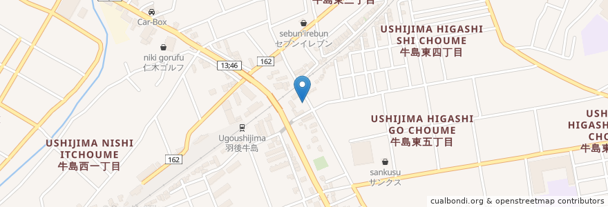 Mapa de ubicacion de おはこ鮨 en Japon, Préfecture D'Akita, Akita.