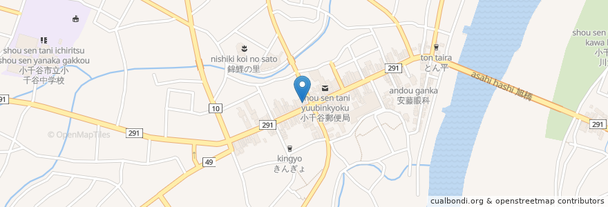 Mapa de ubicacion de いいこって en اليابان, 新潟県, 小千谷市.