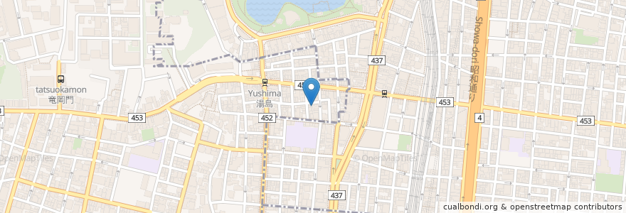 Mapa de ubicacion de 深海魚 en 日本, 東京都, 台東区.
