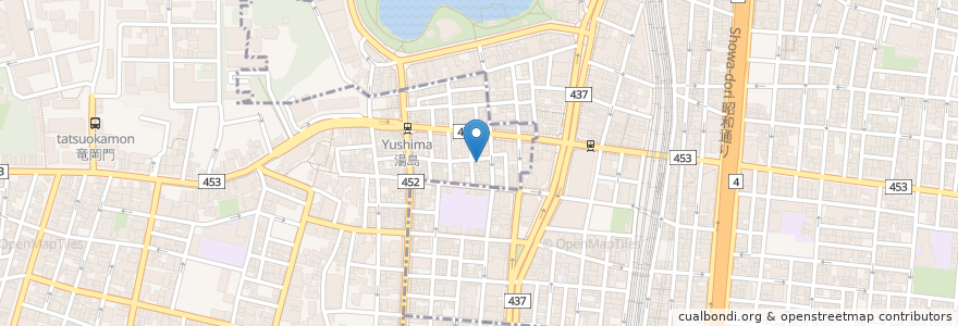 Mapa de ubicacion de Mei en 日本, 东京都/東京都, 台東区.