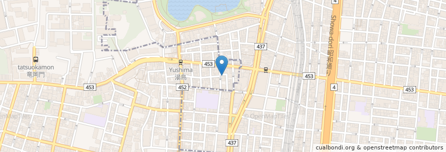 Mapa de ubicacion de クロッシュ en Jepun, 東京都, 台東区.