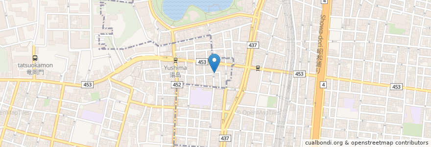 Mapa de ubicacion de Luna en 일본, 도쿄도, 다이토구.