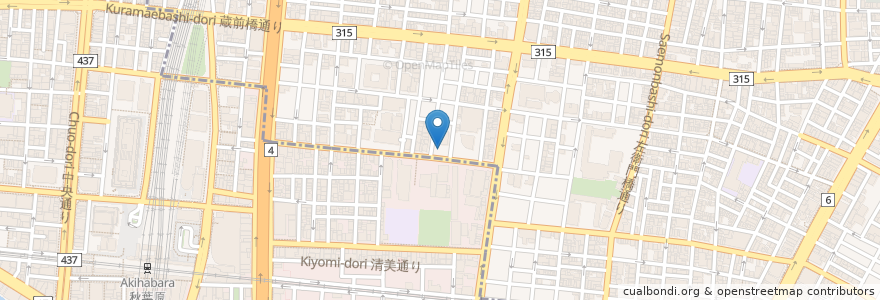 Mapa de ubicacion de 中村歯科医院 en 일본, 도쿄도.